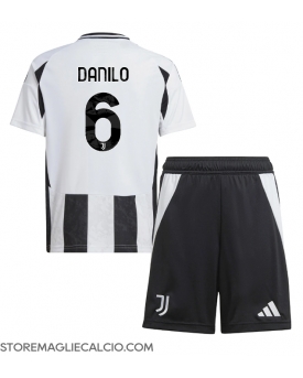 Juventus Danilo Luiz #6 Maglia Gara Casa Repliche 2024-25 Bambino